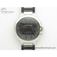 [AF공장]까르띠에 발롱블루 42mm  Black Texture Dial on SS Bracelet A2892