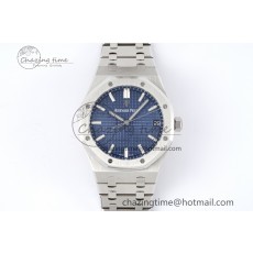 [ZF공장] 로얄오크 15500 블루 다이얼 41mm 15500 SS ZF 1:1 Best Edition Blue Textured Dial on SS Bracelet A4302 Super Clone V3
