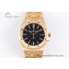[APS공장] 로얄오크 15400 블랙 다이얼 로즈골드 금통 41mm 15400 RG APSF 1:1 Best Edition Black Textured Dial on RG Bracelet SA3120 Super Clone V3