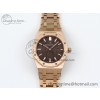 [ZF공장] 로얄오크 67651 브라운 다이얼 로즈골드 금통 33mm 67651 RG ZF 1:1 Best Edition Brown Textured Dial on RG Bracelet RONDA Quartz