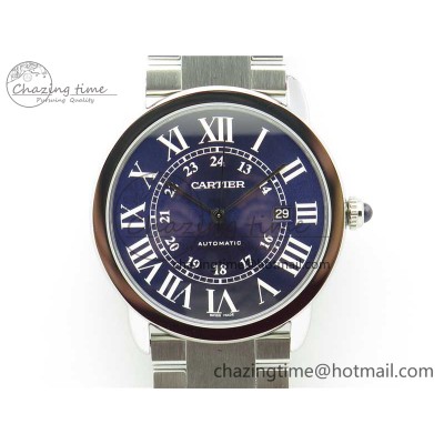 [AF공장]까르띠에 롱드솔로 42mm Blue Dial on SS Bracelet MIYOTA 9015