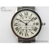 [AF공장]까르띠에 롱드솔로 42mm White Dial on SS Bracelet MIYOTA 9015