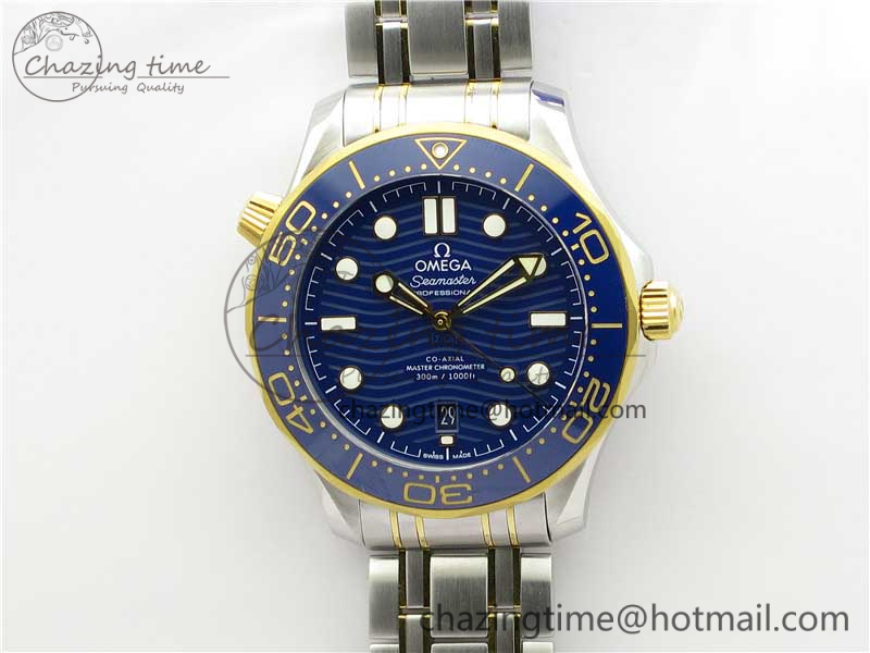 [VS공장]오메가 씨마스터 300 YG Bezel Blue Dial on SS/YG Bracelet A8800