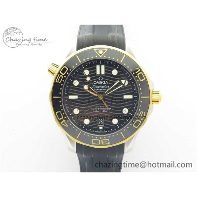 [VS공장]오메가 씨마스터 300 YG Bezel Black Dial on Black Rubber Strap A8800