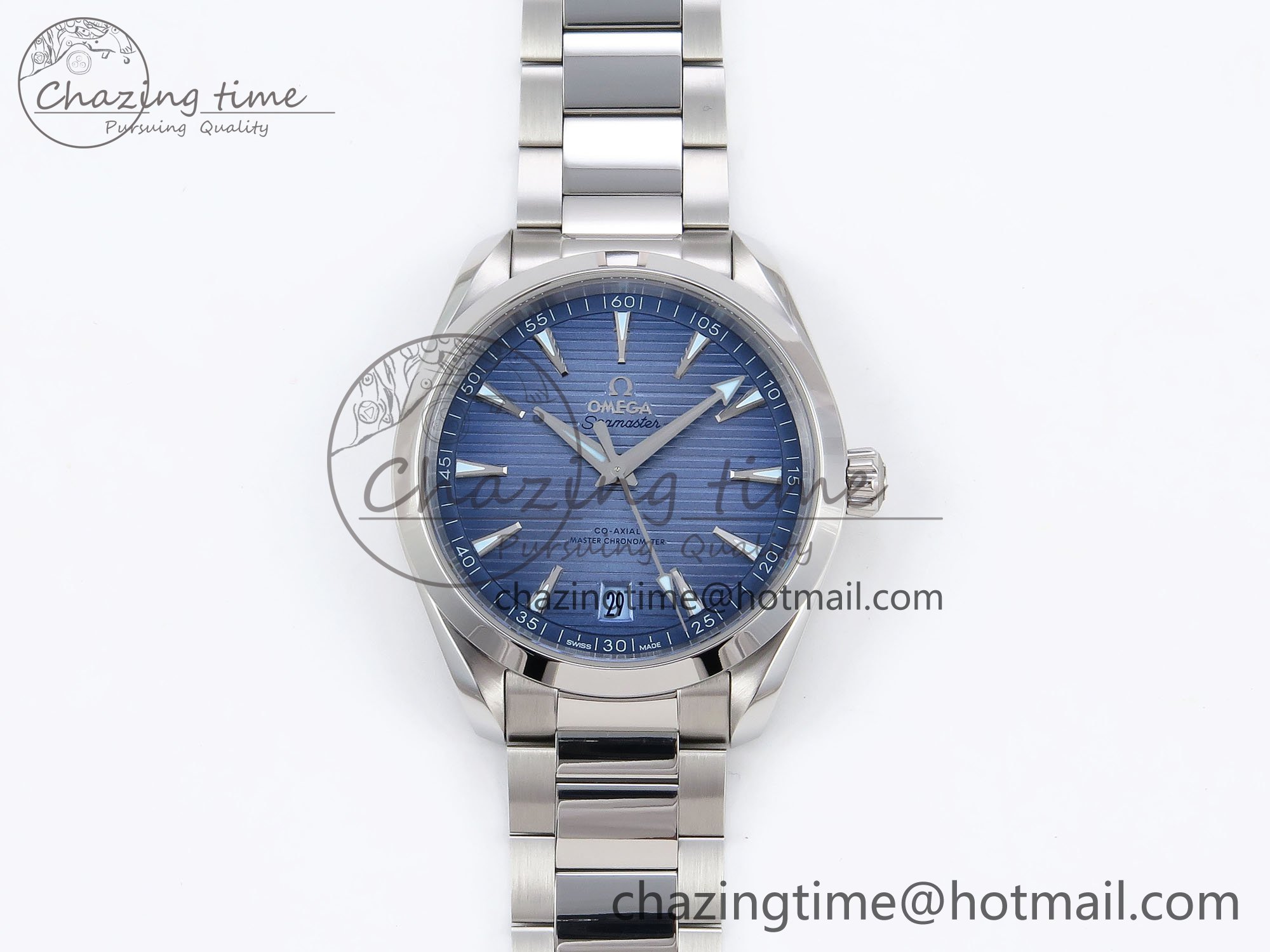 [VS공장]오메가 아쿠아테라 41mm Light Blue Dial on SS Bracelet A8900 Super Clone