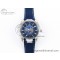[VS공장]오메가 아쿠아테라 43mm Deep Blue Dial on Blue Rubber Strap A8938 Super Clone