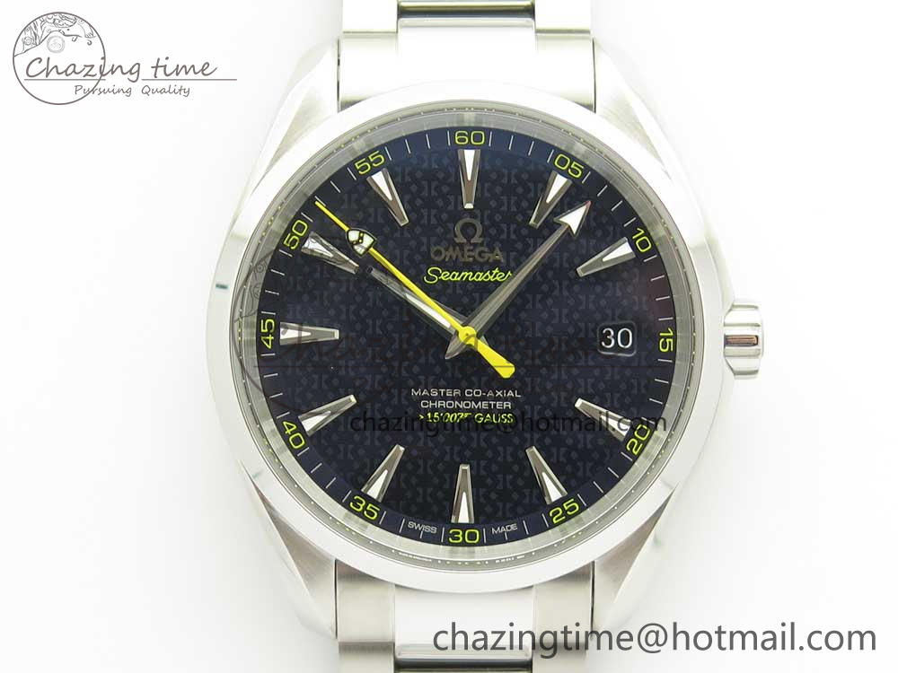[VS공장]오메가 아쿠아테라 150M “Spectre”  Blue Textured Dial on SS Bracelet A8507 Super Clone