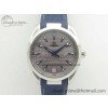 [VS공장]오메가 아쿠아테라 150M Chronometers Gray Dial Blue Hand on Blue Rubber Strap A8900 Super Clone