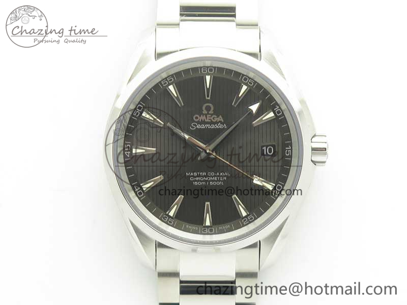[VS공장]오메가 아쿠아테라 Gray Textured Dial on SS Bracelet A8500 Super Clone