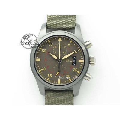 [ZF공장]IWC Pilot Top Gun Miramar IWC388002 Ceramic Case On Nylon Strap A7750
