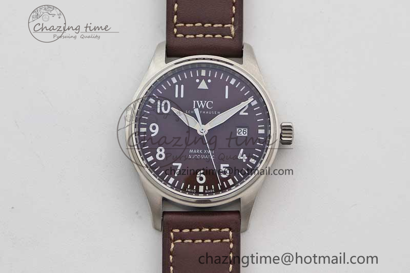 [M+공장]IWC마크18 브라운다이얼 브라운 스트렙Mark XVIII IW327010 Brown Dial on Brown Leather Strap A35111