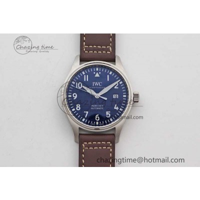 [M+공장]IWC마크18 블루다이얼 브라운 스트렙 Mark XVIII IW327010 Blue Dial on Brown Leather Strap A35111