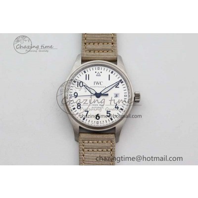[M+공장]IWC마크18 화이트다이얼 화이트나일론스트랩 Mark XVIII IW327012 White Dial on White Nylon Strap A35111