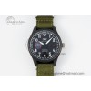 [M+공장]IWC 탑건 SFTI 세라믹케이스 블랙다이얼 그린 나일론 스트렙 Top Gun Pilot Mark XVIII Limited “SFTI”  Black Dial on Green Nylon Strap A35111