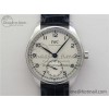[ZF공장]IWC Portuguese IW358304 White Dial Blue Markers on Leather Strap A82200