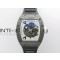 [ZF공장]RM055 Real NTPT ZF 1:1 Best Edition Skeleton Dial on Black Rubber Strap SEIKO Movement