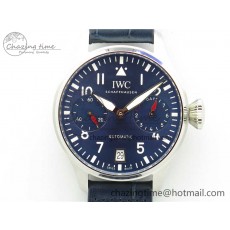 [ZF공장]IWC빅파일럿 부띠끄런던 블루다이얼 블루가죽스트랩  Big Pilot IW501008 “Boutique London” Blue Dial on Blue Leather Strap A52010