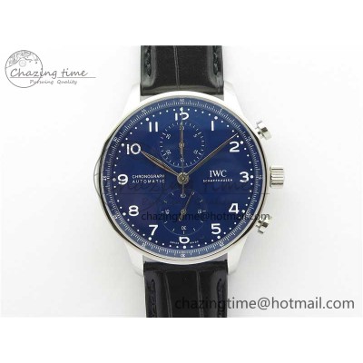 [ZF공장]IWC Portugieser Edition 150 Years IW371601 Blue Dial on Black Leather Strap A7750