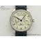 [ZF공장]IWC Portuguese Real PR Real Annual Calendar IW5035 White Dial Blue Markers on Blue Leather Strap A52850