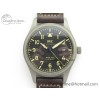 [M+공장]마크18IWC Mark XVIII IW327006 Titanium Black Dial on Brown Leather Strap A35111