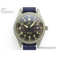 [M+공장]마크18 IWC Mark XVIII IW327006 Titanium Black Dial on Nylon Strap A35111