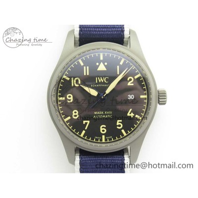 [M+공장]마크18 IWC Mark XVIII IW327006 Titanium Black Dial on Nylon Strap A35111