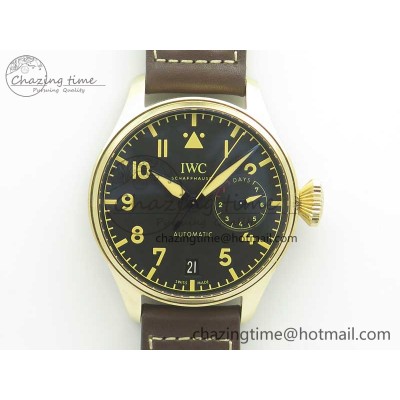 [ZF공장]IWC Big Pilot IW501005 Black Dial on Brown Leather Strap A52000