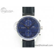 [ZF공장]IWC Portuguese IW371491  Blue Dial On Leather Strap A79350