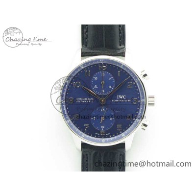 [ZF공장]IWC Portuguese IW371491  Blue Dial On Leather Strap A79350