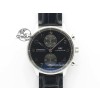 [ZF공장]IWC Portuguese IW371447 Black Dial On Black Leather Strap A79350