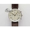[ZF공장]IWC Portuguese IW371445 White Dial Gold Markers On Brown Leather Strap A79350