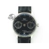 [ZF공장]IWC Portuguese Real PR IW500109 Black Dial On Black Leather Strap A52010