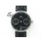 [ZF공장]IWC Portuguese Real PR IW500109 Black Dial On Black Leather Strap A52010