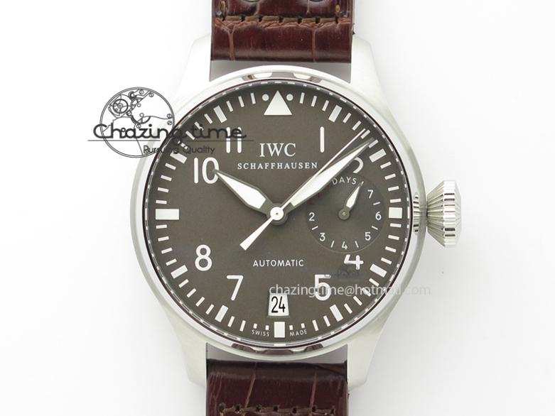 [ZF공장]IWC Big Pilot IW5009 Grey Dial  On Brown Leather Strap A51111