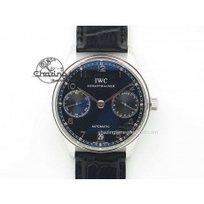 [ZF공장]포르투기저 블랙다이얼 블랙가죽스트랩IWC Portuguese Real PR IW500703 Black Leather Strap A52010