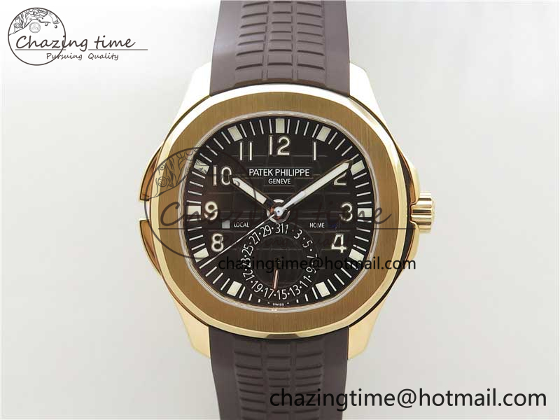 [ZF공장]파텍필립 Aquanaut 5164R RG Brown Dial on Brown Rubber Strap A324