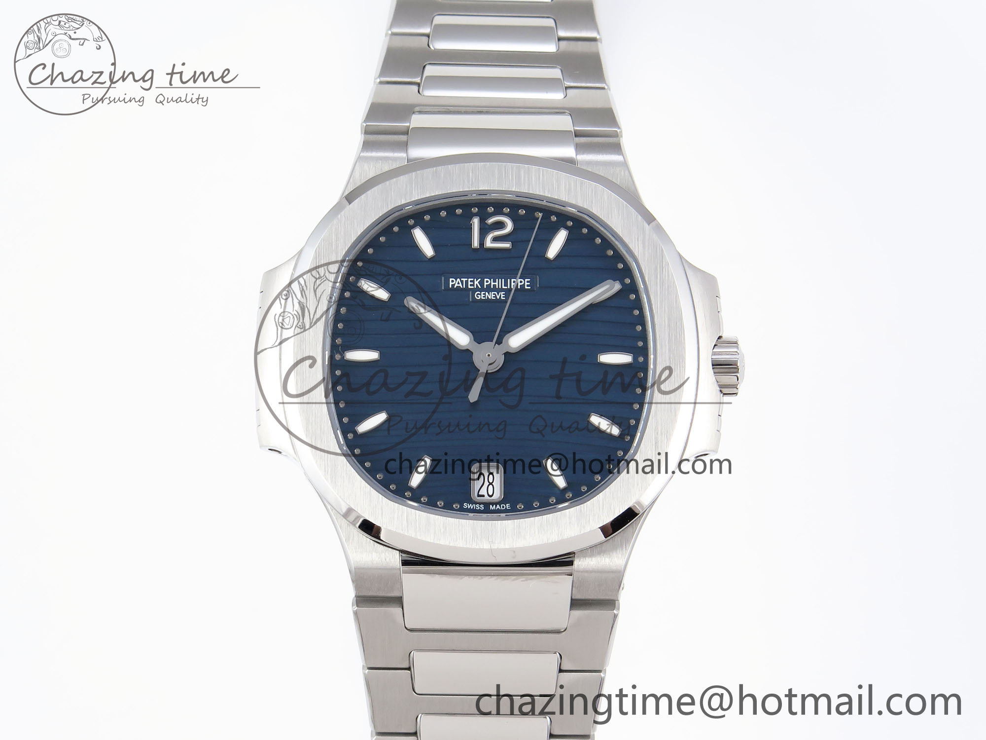 [PPF공장]파텍필립 NAUTILUS 7118 LADIES BLUE DIAL ON SS BRACELET 324CS