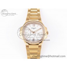 [PPF공장]파텍필립 NAUTILUS 7118 LADIES RG WHITE DIAL DIAMONDS BEZEL ON RG BRACELET 324CS