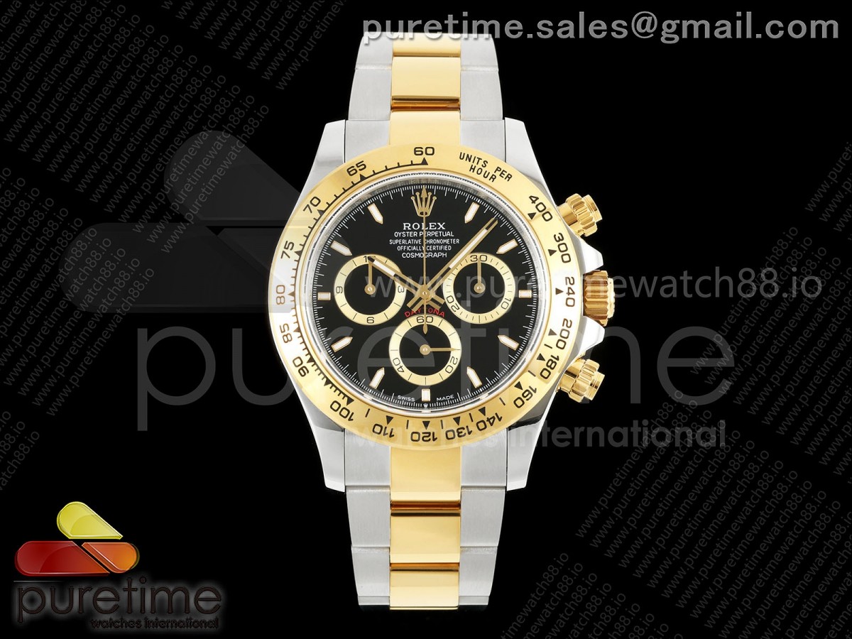 [GM공장]신형 데이토나 126503 GMF 1:1 Best Edition Black Dial on SS/YG Bracelet Strap GM4131