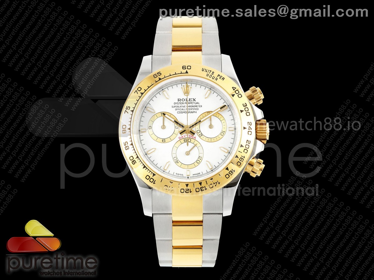 [GM공장]신형 데이토나 126503 GMF 1:1 Best Edition White Dial on SS/YG Bracelet Strap GM4131