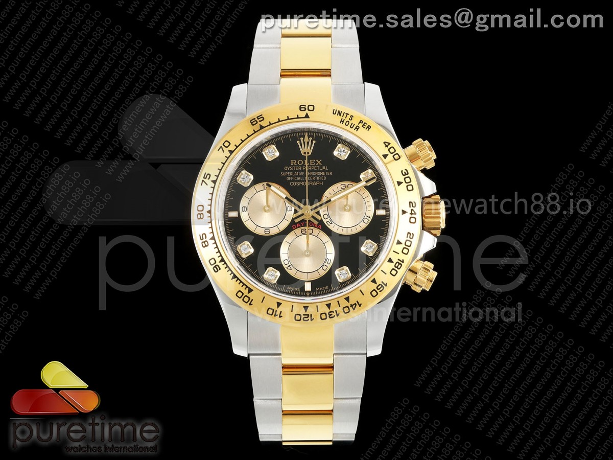 [GM공장]신형 데이토나 126503 GMF 1:1 Best Edition Black/YG Dial on SS/YG Bracelet Strap GM4131