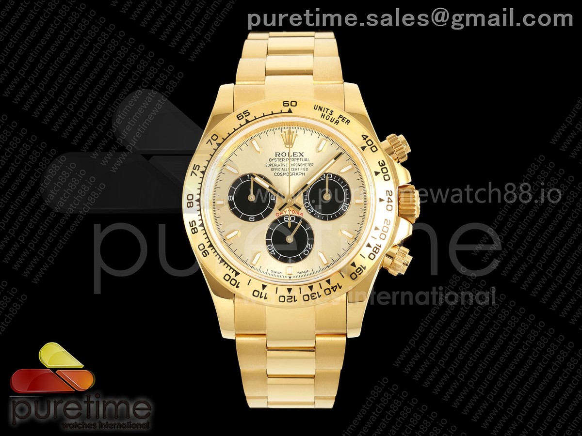 [GM공장]신형 데이토나 126508 GMF 1:1 Best Edition YG/Black Dial on YG Bracelet Strap GM4131