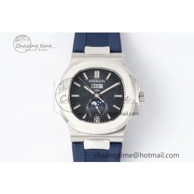 [PPF공장]파텍필립 Nautilus 5726 Complicated Blue Textured Dial on Blue Rubber Strap A324
