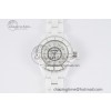 [XF공장]샤넬 J13 33mm Korea Ceramic White No Date Diamonds Dial on Bracelet Swiss Quartz