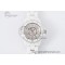[XF공장]샤넬 J13 33mm White Korea Ceramic Pink No Date Diamonds Dial on Bracelet Swiss Quartz