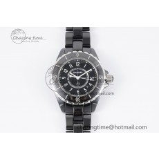 [XF공장]샤넬 J13 33mmKorea Ceramic Black Numeral Dial on Bracelet Swiss Quartz