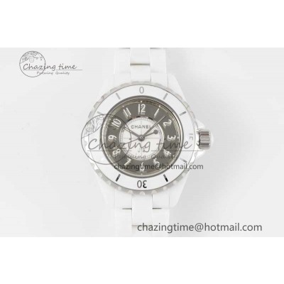 [EAST공장]샤넬 J13 33mm White Ceramic Mirror Numbers Dial on Bracelet Swiss Quartz