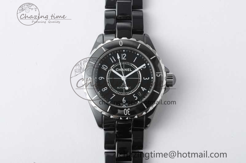 [EAST공장]샤넬 J13 38mm  Black Korea Ceramic Numeral Markers Dial on Bracelet A2892