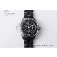[EAST공장]샤넬 J13 38mm  Black Korea Ceramic Numeral Markers Dial on Bracelet A2892