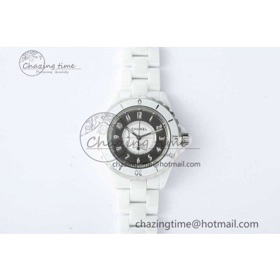 [EAST공장]샤넬 J13 38mm White Korea Ceramic Silver Dial on Bracelet A2892